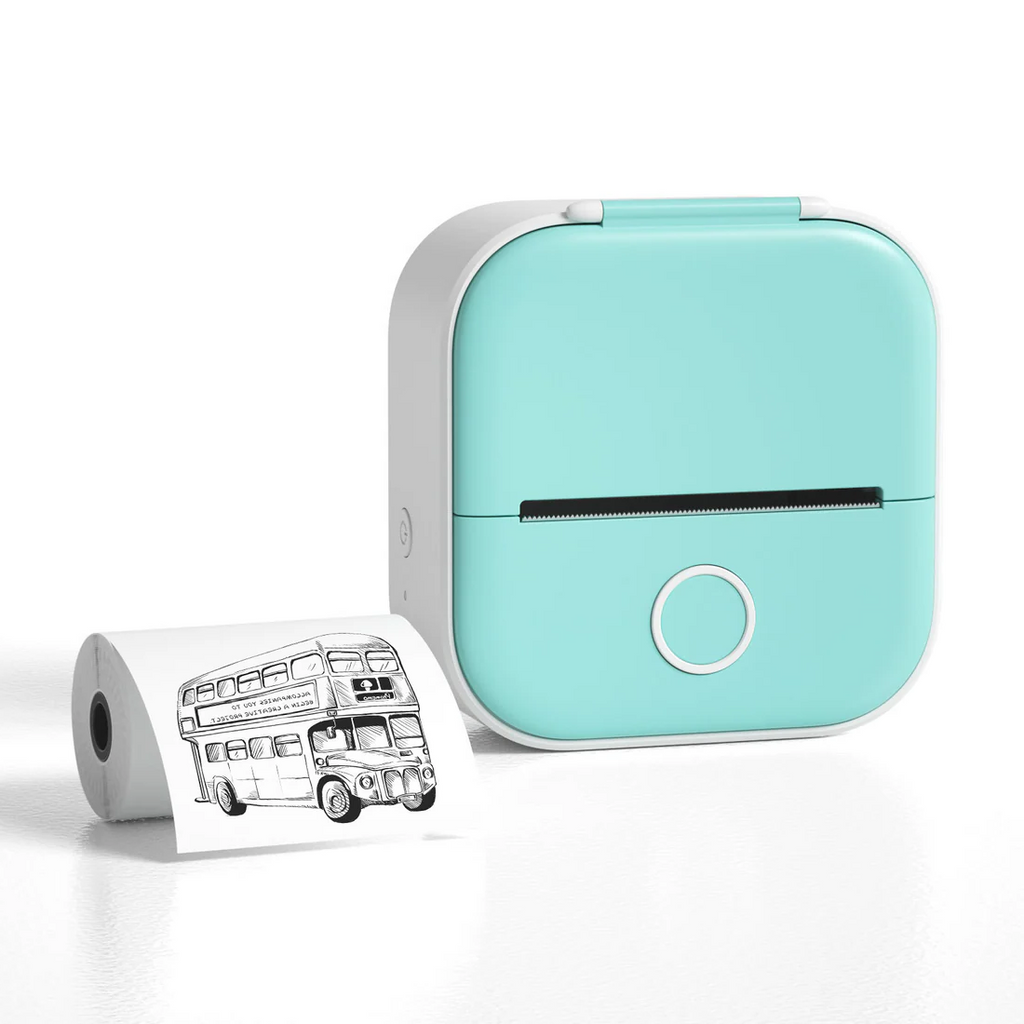 Compact Mini Printer | Thermal Printing Device for Labels, Stickers, and Home Projects