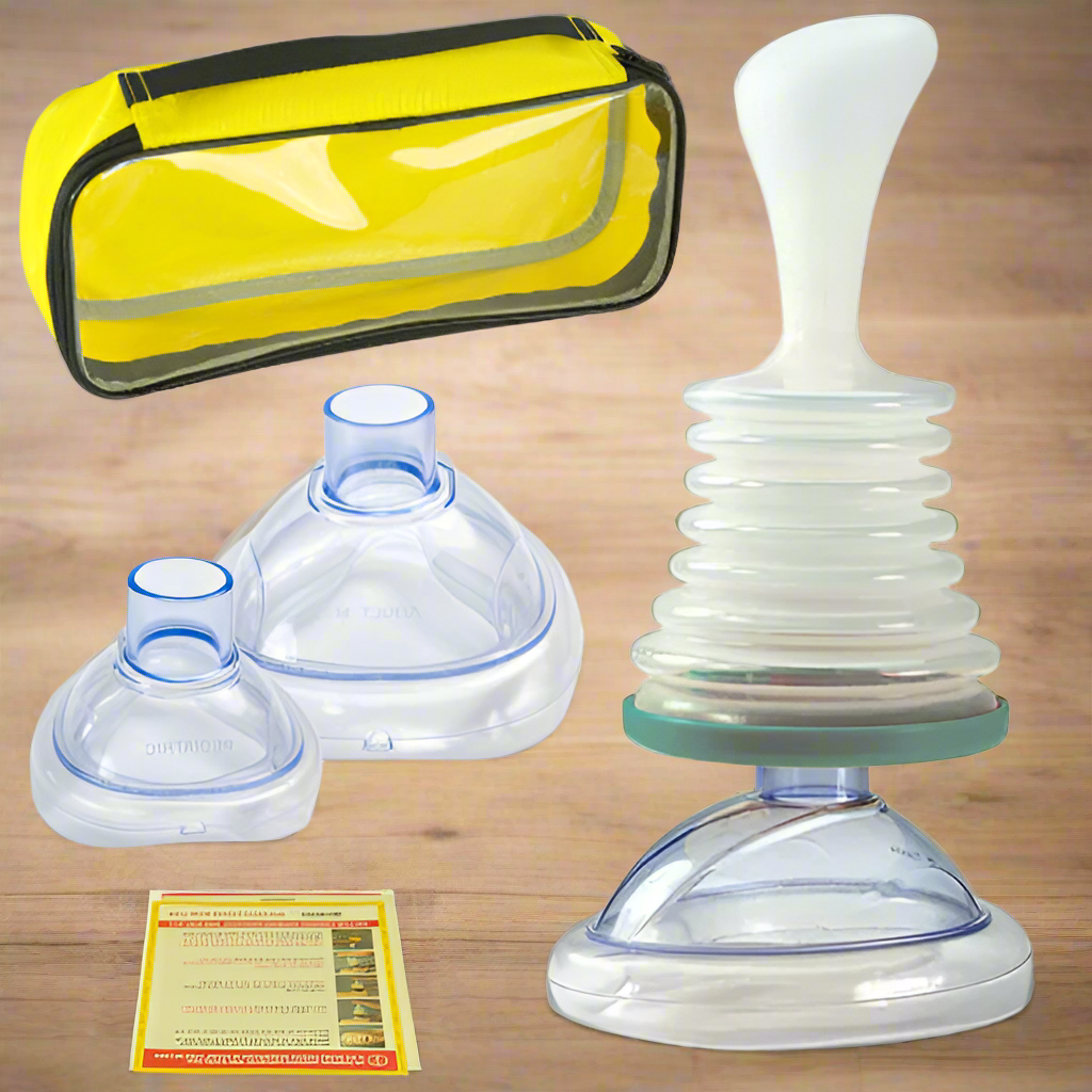 Anti-Choking Device for Adults and Children - Portable Emergency Choking Relief Tool with Carry Bag