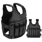 Adjustable 110 Pound Weighted Vest for Strength Training, Fitness, and Weightlifting Workouts