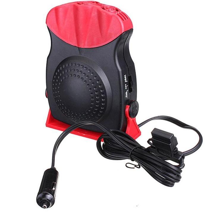 12V Portable Car Heater and Cooler Fan - Auto Defroster for Winter and Summer Use