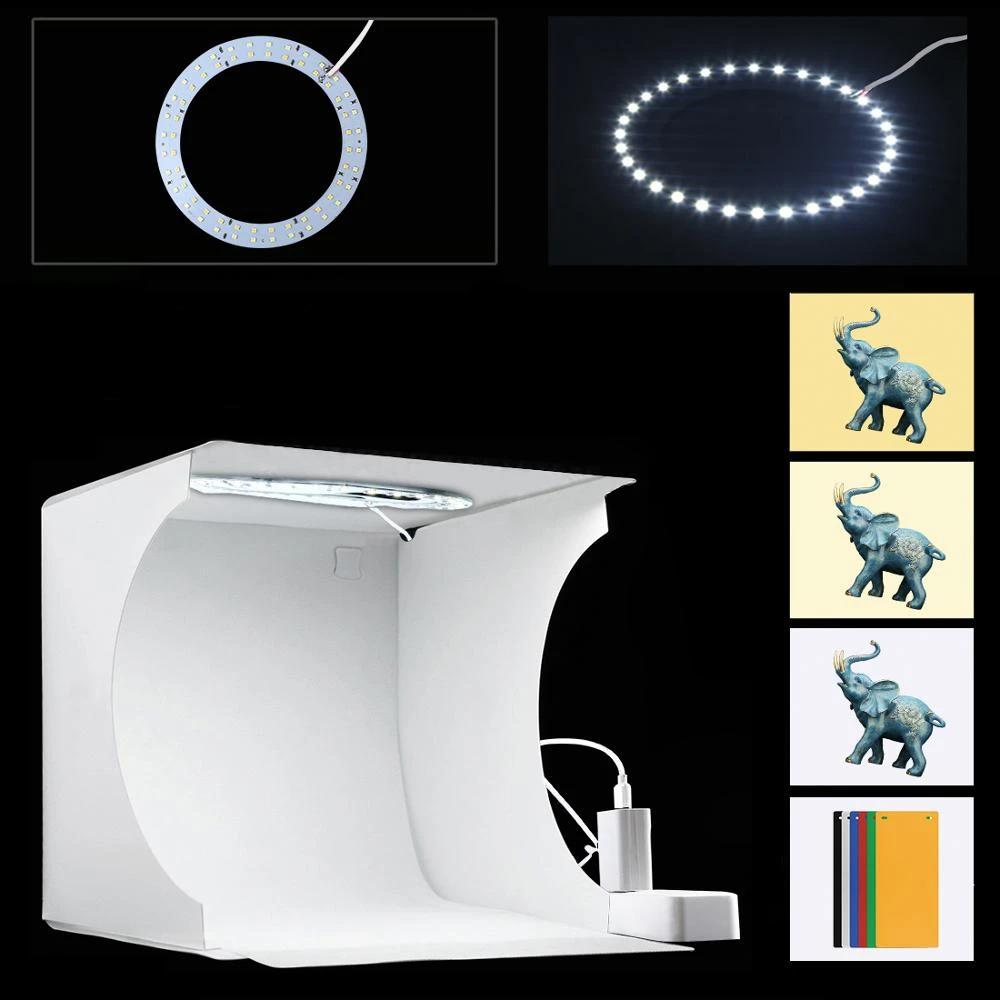 Portable Photo Studio with LED Lighting | Compact, Easy Setup & Ideal for Product Photography