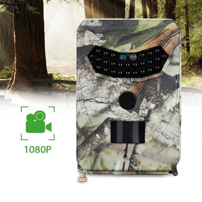 Outdoor Mini Hunting Trail Camera - 12MP HD with AI Tracking & Infrared Night Vision