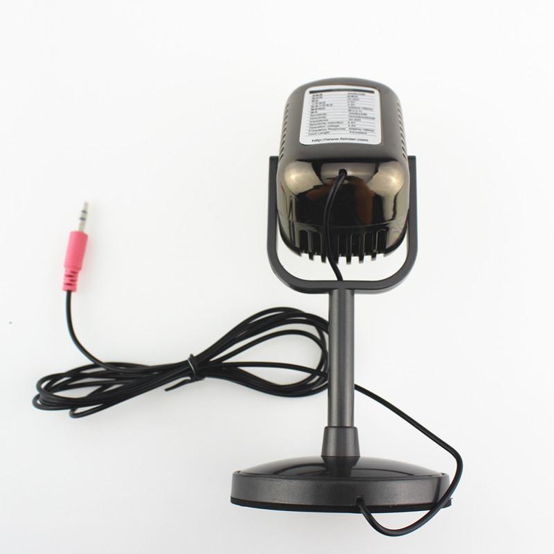 Retro Desktop Microphone | Classic 'Old School' Design with Clear Sound Quality for Home Recording & Streaming