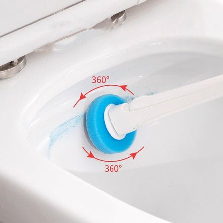 Disposable Toilet Cleaning System - Quick Clean Toilet Brush for Easy Sanitation & Odor Control