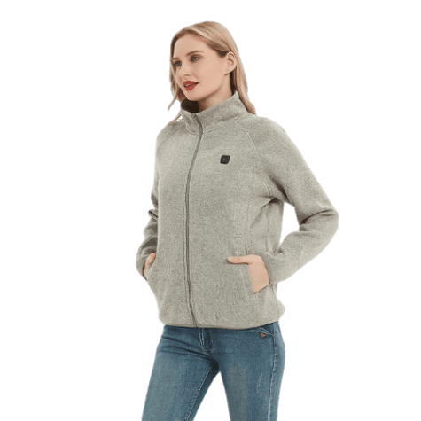 Heated Fleece Jacket | Ultra-Soft, Breathable & Rechargeable Battery for Women