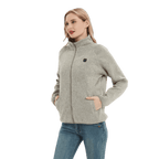 Heated Fleece Jacket | Ultra-Soft, Breathable & Rechargeable Battery for Women