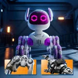 8-Wheel Stunt Robot Car | Gesture & Remote Control Toy for Kids with Lights & Music