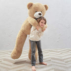 Giant Teddy Bear Stuffed Animal | Life-Sized, Soft & Cuddly Toy for Kids and Plushie Lovers