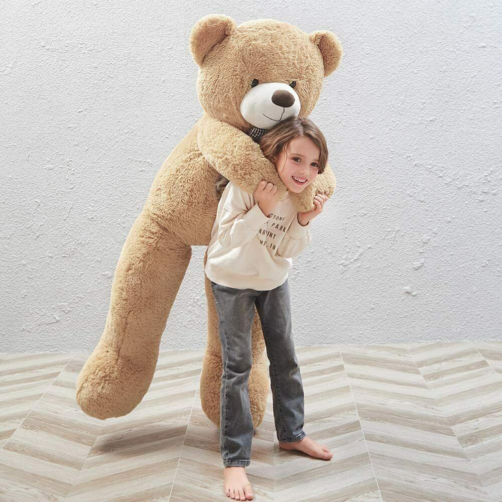Giant Teddy Bear Stuffed Animal | Life-Sized, Soft & Cuddly Toy for Kids and Plushie Lovers
