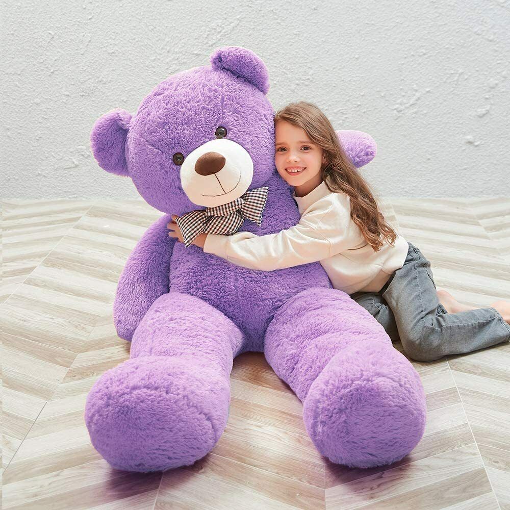 Giant Teddy Bear Stuffed Animal | Life-Sized, Soft & Cuddly Toy for Kids and Plushie Lovers