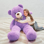 Giant Teddy Bear Stuffed Animal | Life-Sized, Soft & Cuddly Toy for Kids and Plushie Lovers