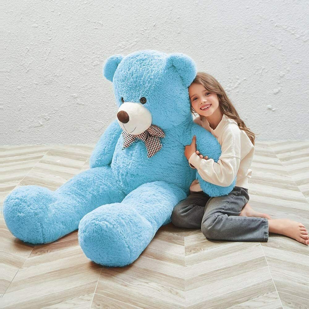 Giant Teddy Bear Stuffed Animal | Life-Sized, Soft & Cuddly Toy for Kids and Plushie Lovers