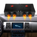 Portable Car Window Defroster | 12V-24V, Powerful Heat Motor & Compact Design for Winter Vehicle Heating