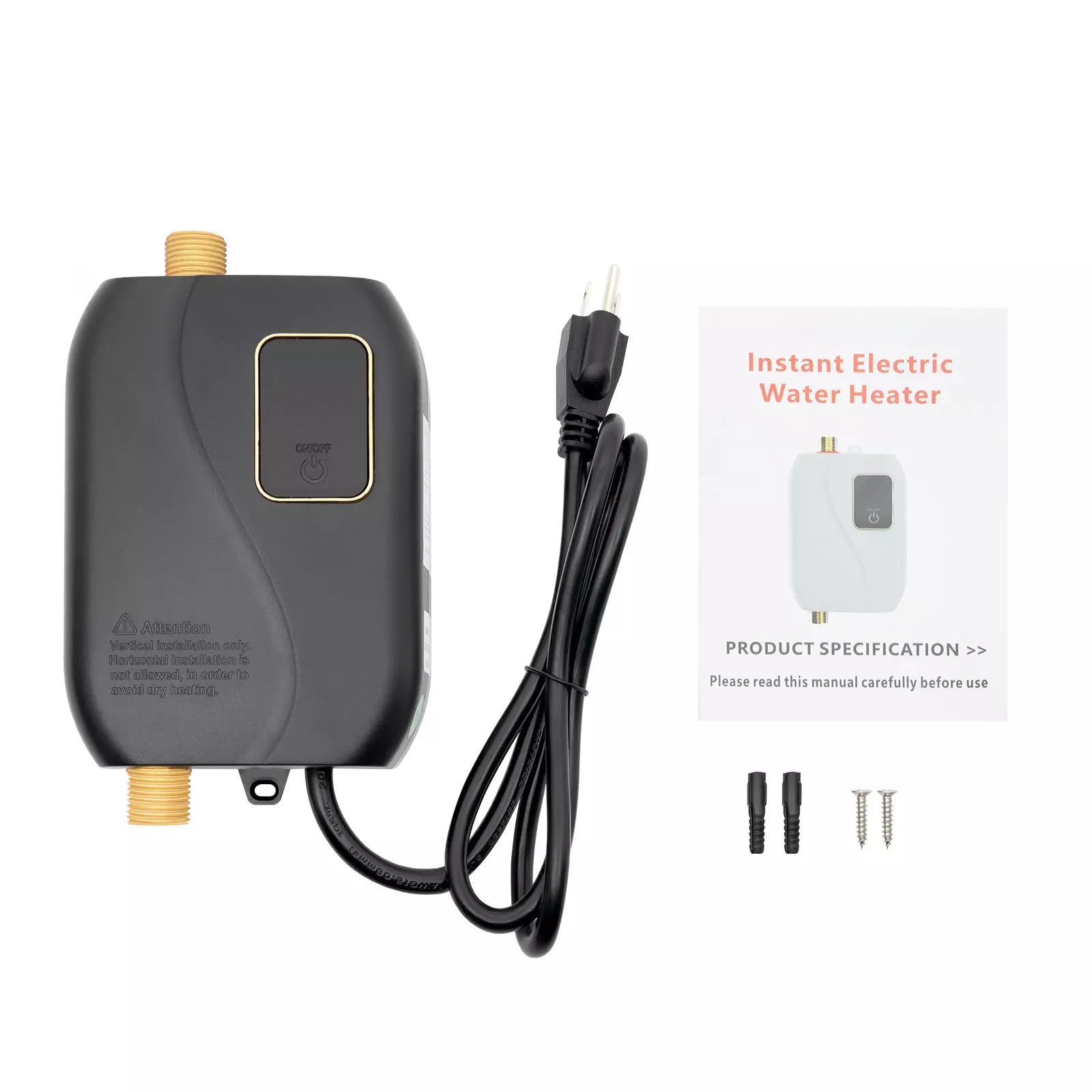 Instant Tankless Water Heater | 3000W, Compact Design & Energy Efficient for Kitchens and Bathrooms