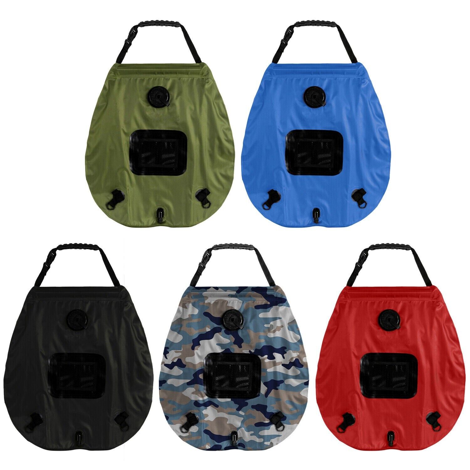 Portable Solar Shower Bag - Outdoor Camping Heating Shower for Hiking, Beach, and Travel Use