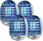 Indoor Plug-in Bug Zapper | UV Light Attraction, Safe for Kids & Pets | Ideal for Living Rooms, Bedrooms & Kitchens