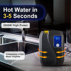 Instant Tankless Water Heater | 3000W, Compact Design & Energy Efficient for Kitchens and Bathrooms