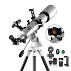 Professional Telescope 210X | 80mm Aperture, Star Tracking App & Adjustable Tripod for Beginners and Stargazing Enthusiasts