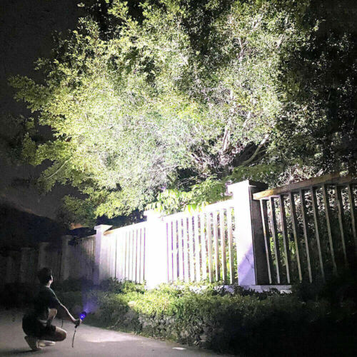 High Lumen LED Tactical Flashlight - USB Rechargeable, Ultra-Bright & Durable for Outdoor Adventures