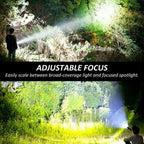 High-Power 99000LM XHP90 USB Rechargeable LED Flashlight for Outdoor, Camping, and Emergency Use