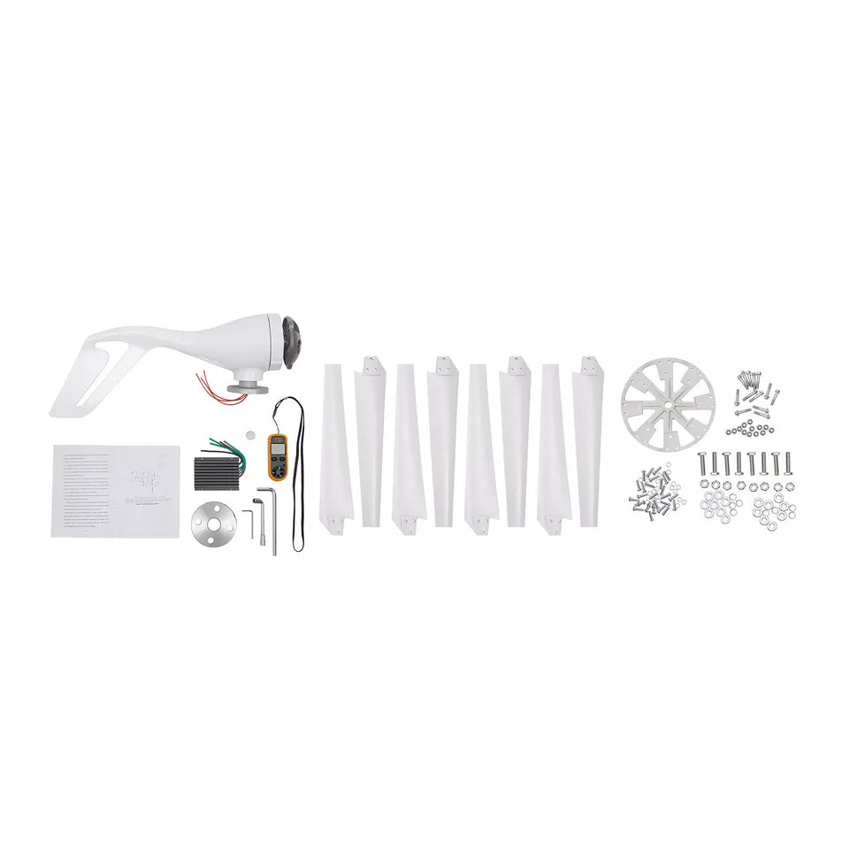 8 Blades Wind Turbine Generator for Home Use - Efficient Renewable Energy Solution for Residential Power Generation