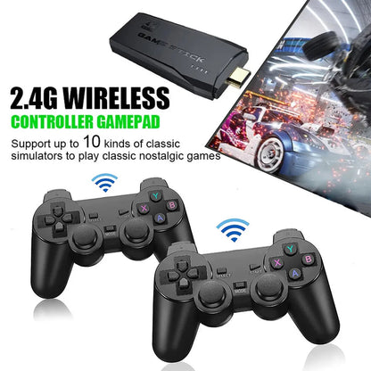 4K HDMI Retro Gaming Stick – 64GB Console with Over 20,000 Classic Retro Games