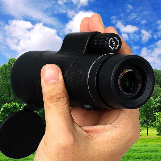 High-Resolution Pocket Monocular | 10x Zoom, Weather-Proof & Ideal for Outdoor Photography and Adventures
