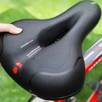 Shock Absorbing Mountain Bike Saddle | Comfortable, Breathable & Reflective for Long Rides and Night Safety