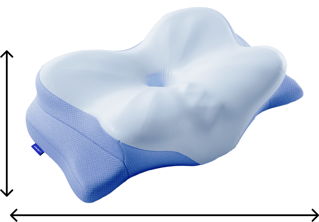 Orthopedic Memory Foam Pillow for Neck & Shoulder Pain | Ergonomic Butterfly Design for Back, Side & Stomach Sleepers