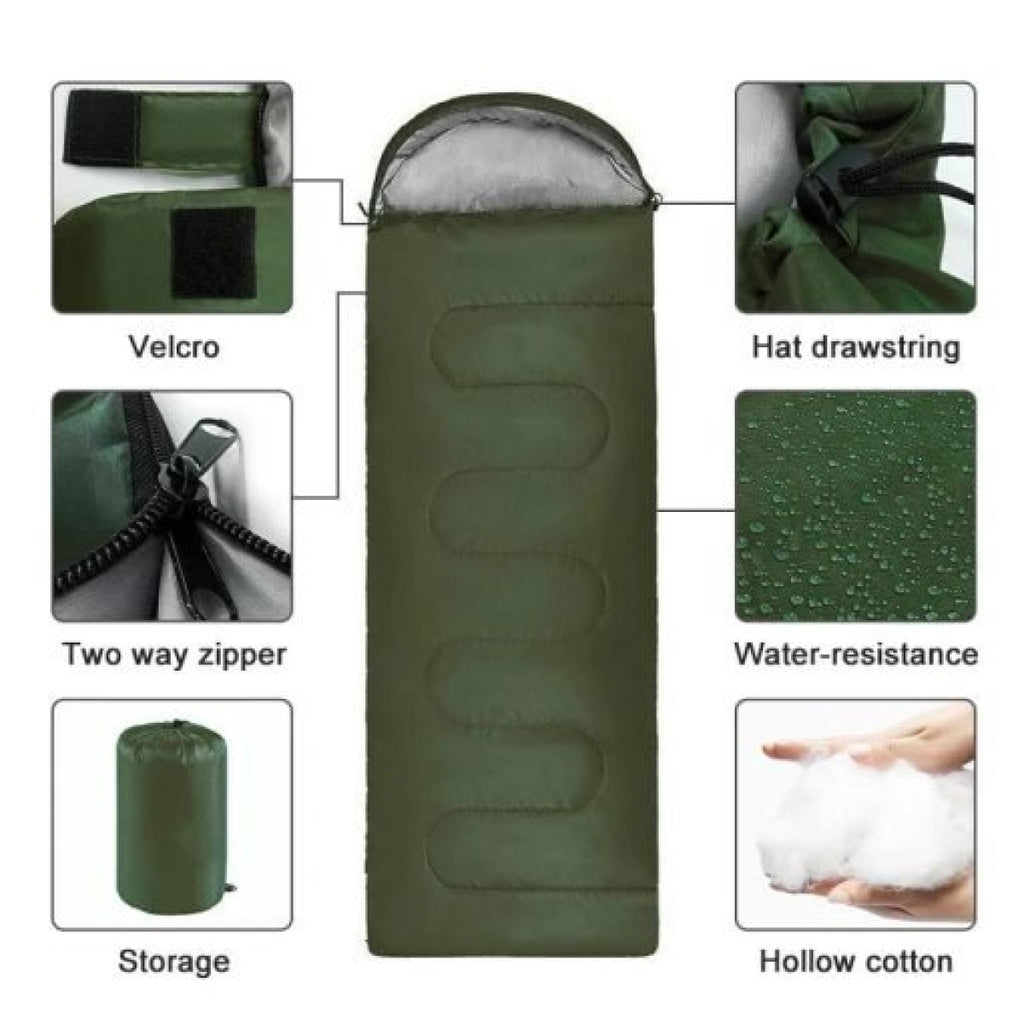 Ultra Lightweight & Portable Sleeping Bag – Ideal for Camping, Hiking & Outdoor Adventures | Compact Sleeping Pad