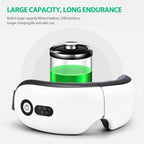 Smart Eye Massager for Dry Eye Relief, Headache & Migraine Treatment, Portable Eye Therapy Device for Home & Travel Use