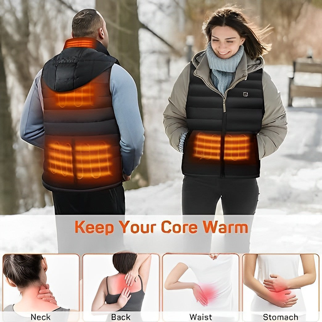 Unisex Heated Vest – Adjustable  Heating Levels