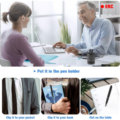 Mini Camera Pen | Wearable Digital Voice & Video Recorder for Business Conferences – Pocket-Sized Security Cam