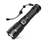 LED Tactical Flashlight - Super Bright Rechargeable Light for Outdoor, Camping, and Emergency Use