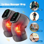 3-in-1 Heated Thermal Joint Massager Wrap for Knee, Elbow & Shoulder Pain Relief