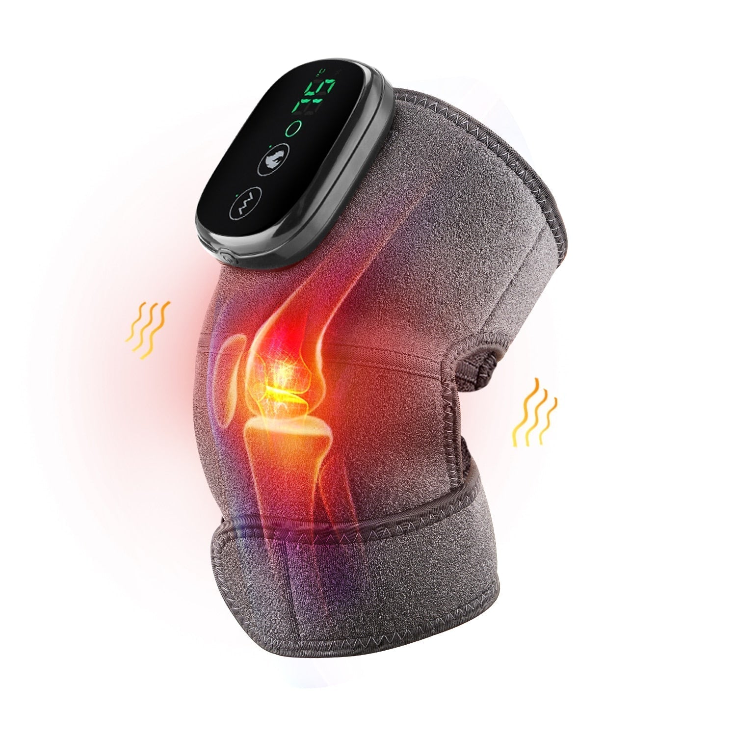 3-in-1 Heated Thermal Joint Massager Wrap for Knee, Elbow & Shoulder Pain Relief