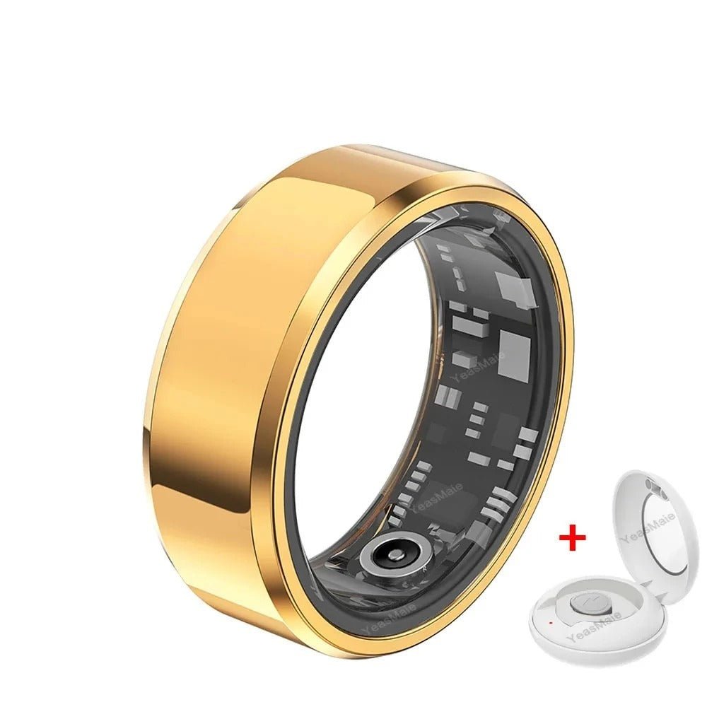 Titanium Steel Smart Ring - Health Rings for Women & Men - Gear Elevation