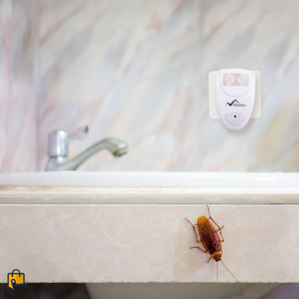Ultrasonic Cockroach Repeller | Safe, Chemical-Free Pest Control for Homes Up to 800 sq. ft.