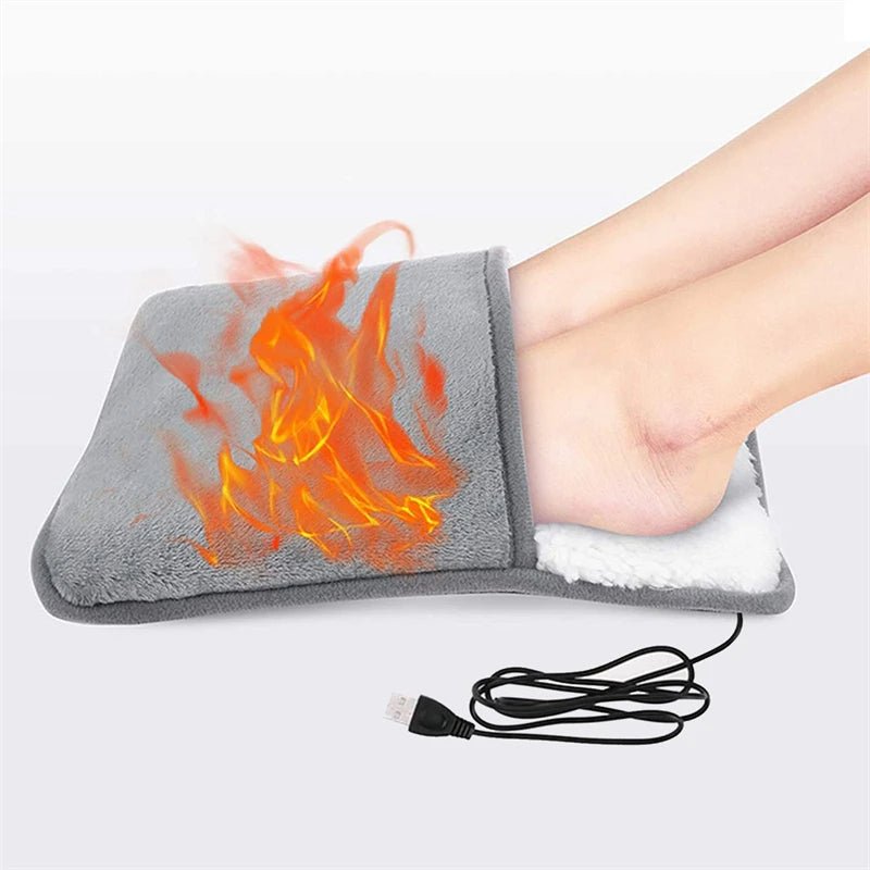 USB-Powered Electric Foot Warmer – Energy-Saving Heating Pad for Warming Feet and Toes at Home or Office