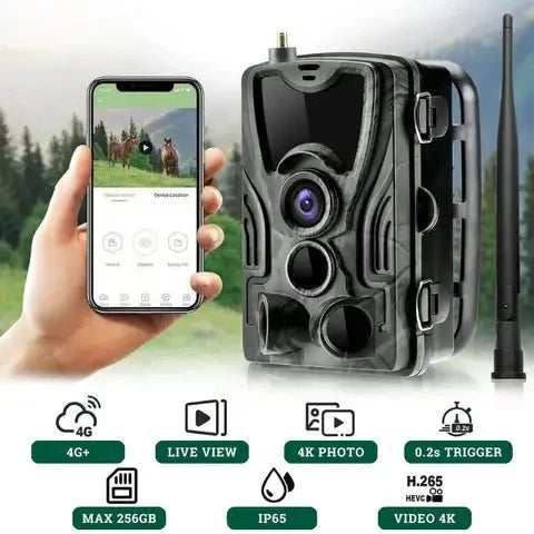 Wild Eye 4G Wildlife Camera | Full HD, Motion Detection & Infrared for Hunting, Security & Wildlife Observation