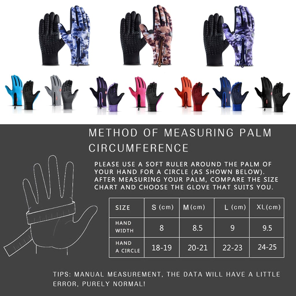 Thermal Waterproof Touchscreen Winter Gloves for Cold Weather Outdoor Activities