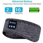 Wireless Sleeping Headphones & Sports Headband for Sleep, Workouts, Jogging, and Insomnia Relief - Bluetooth Sleep Mask with Built-in Speakers
