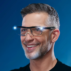 LED Magnifying Glass with 160% Magnification and Built-in Light for Reading, Hobbies, and Detailed Work