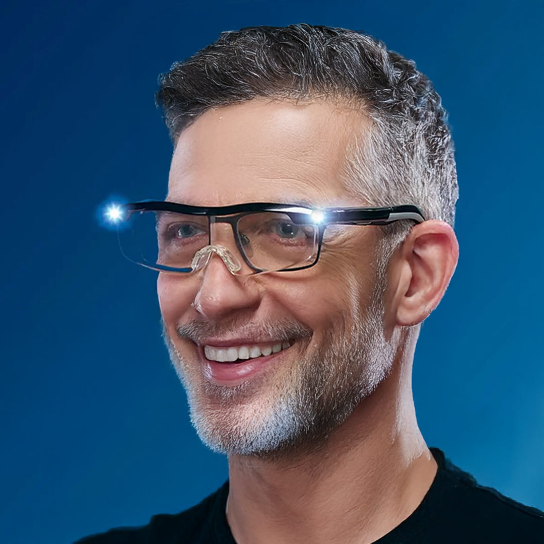 LED Magnifying Glass with 160% Magnification and Built-in Light for Reading, Hobbies, and Detailed Work