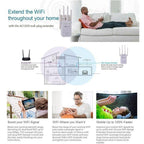 1200Mbps Dual Band 2.4/5G Wireless Range Extender WiFi - Balma Home