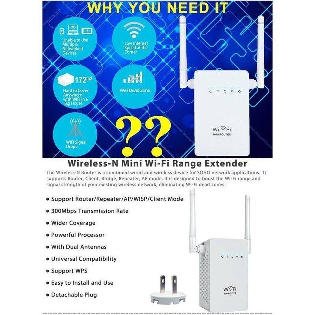 1200Mbps Dual Band 2.4/5G Wireless Range Extender WiFi - Balma Home