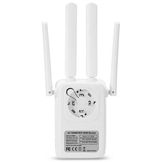 1200Mbps Dual Band 2.4/5G Wireless Range Extender WiFi - Balma Home