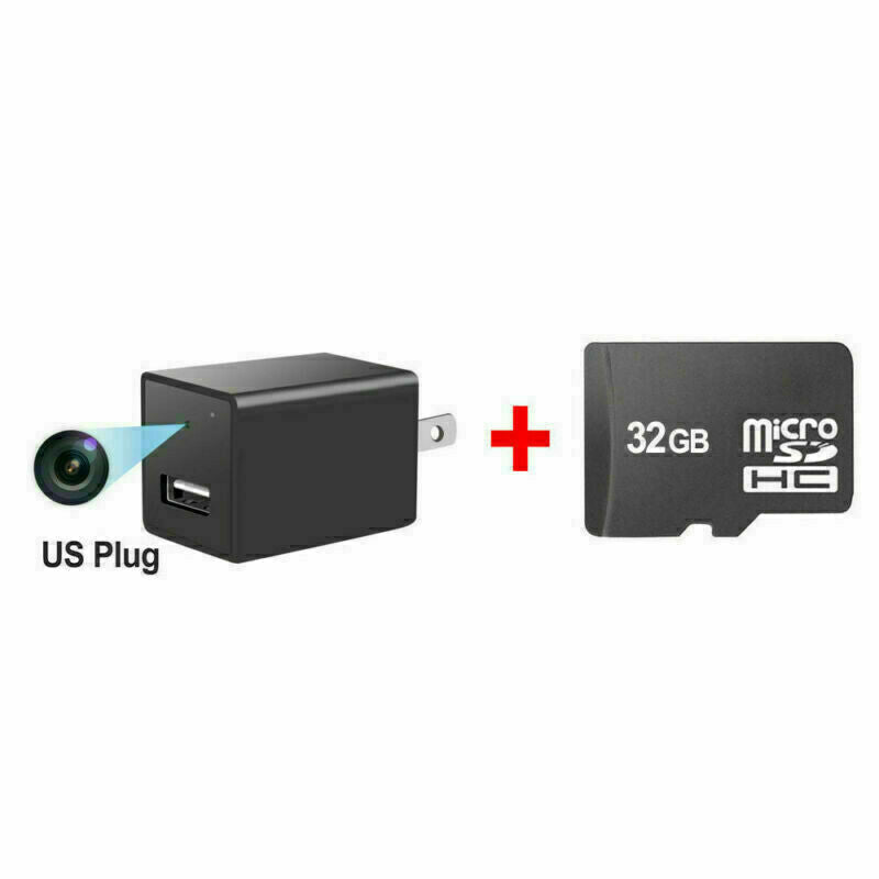 HD 1080P Stealth Camera USB Wall Charger - Hidden Nanny Camera