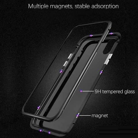 2019 Upgraded Magnetic Adsorption Two Side iPhone Case - Balma Home
