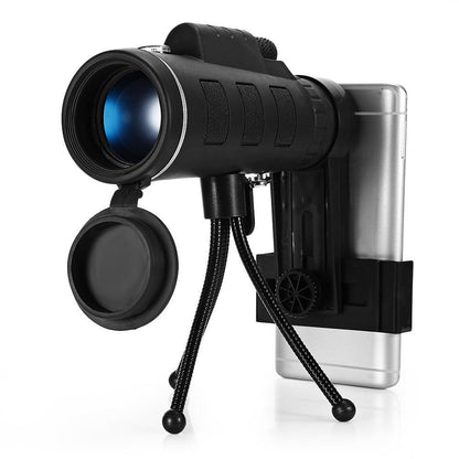 40X60 Monocular Telescope HD Prism Scope with Compass Phone Clip Tripod - Balma Home